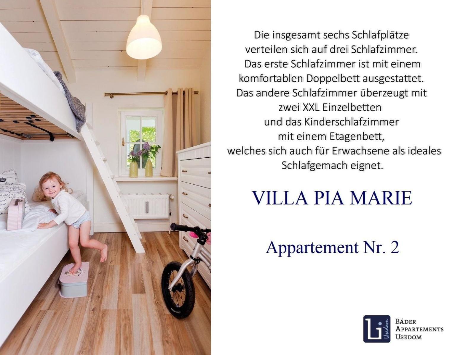 Villa Pia Marie App 2 Heringsdorf  Buitenkant foto
